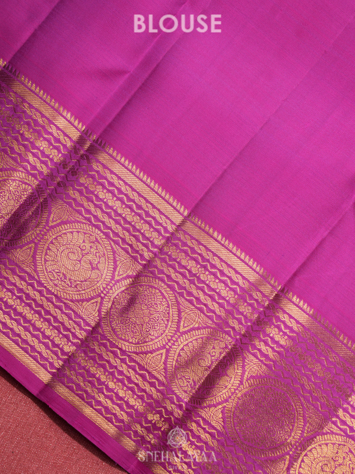 Purple Kanjivaram  Silk Saree