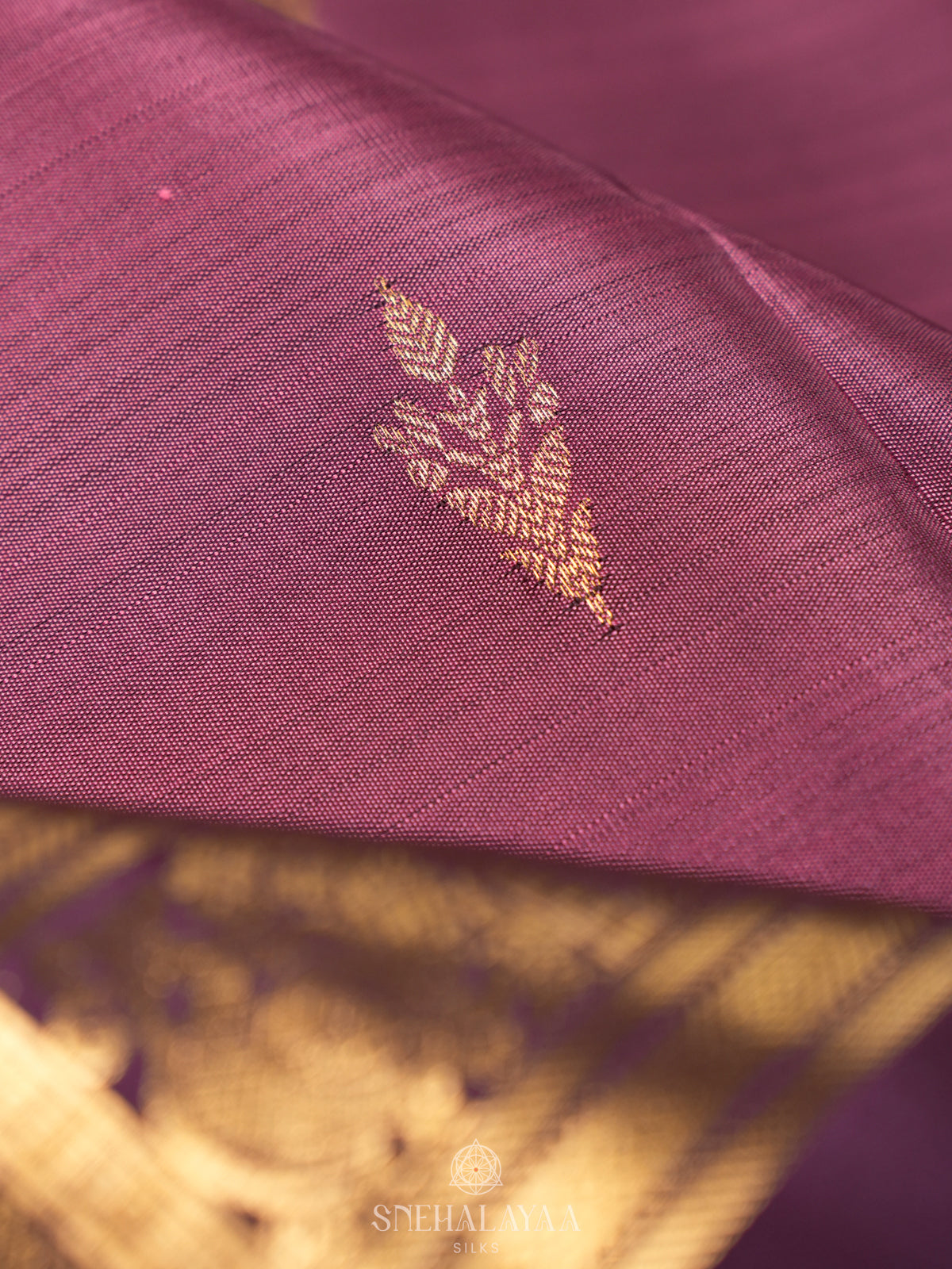 Mauve Pink Kanjivaram Silk Saree