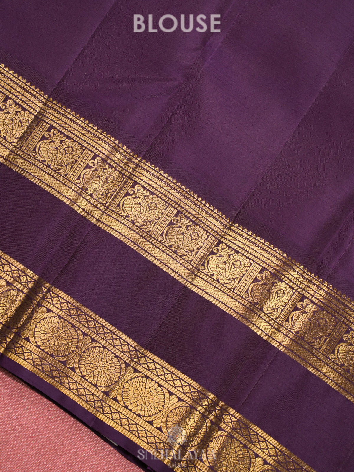 Teal Green Kanjivaram Silk Saree