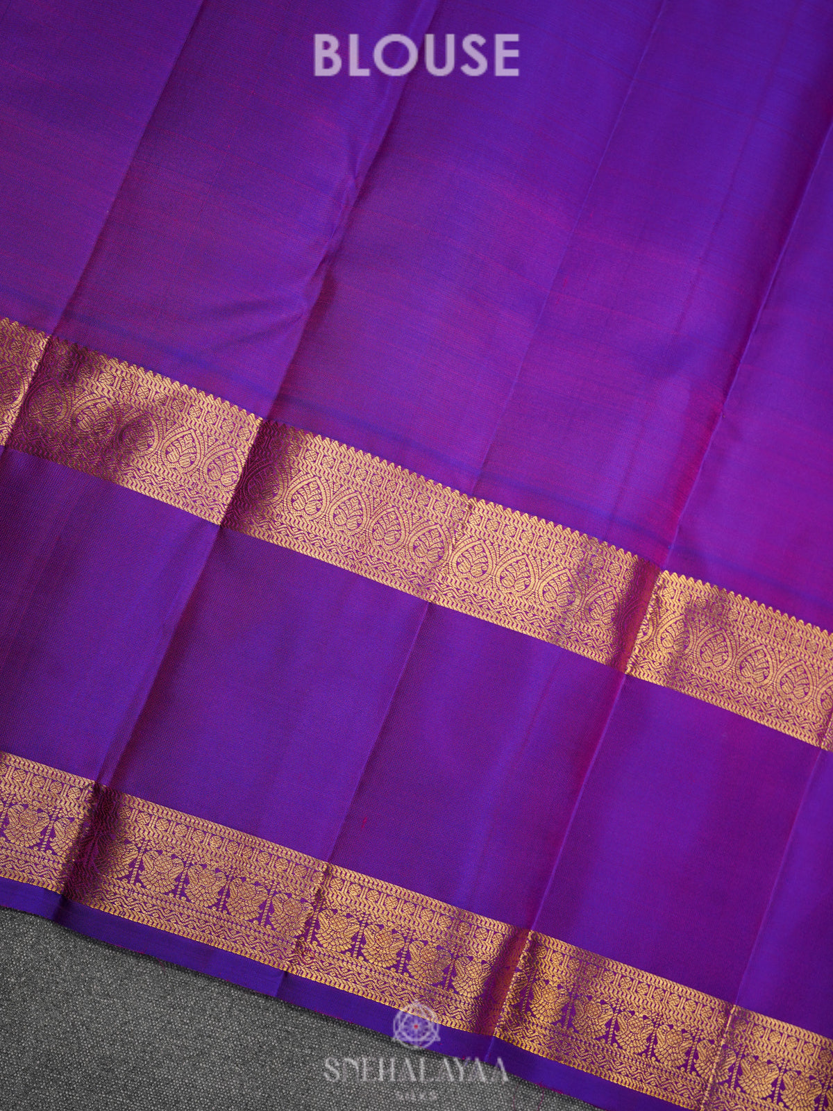 Ruby Red Kanjivaram Silk Saree
