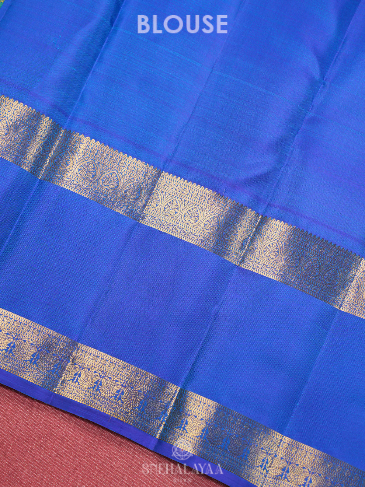 Teal Green Kanjivaram Silk Saree