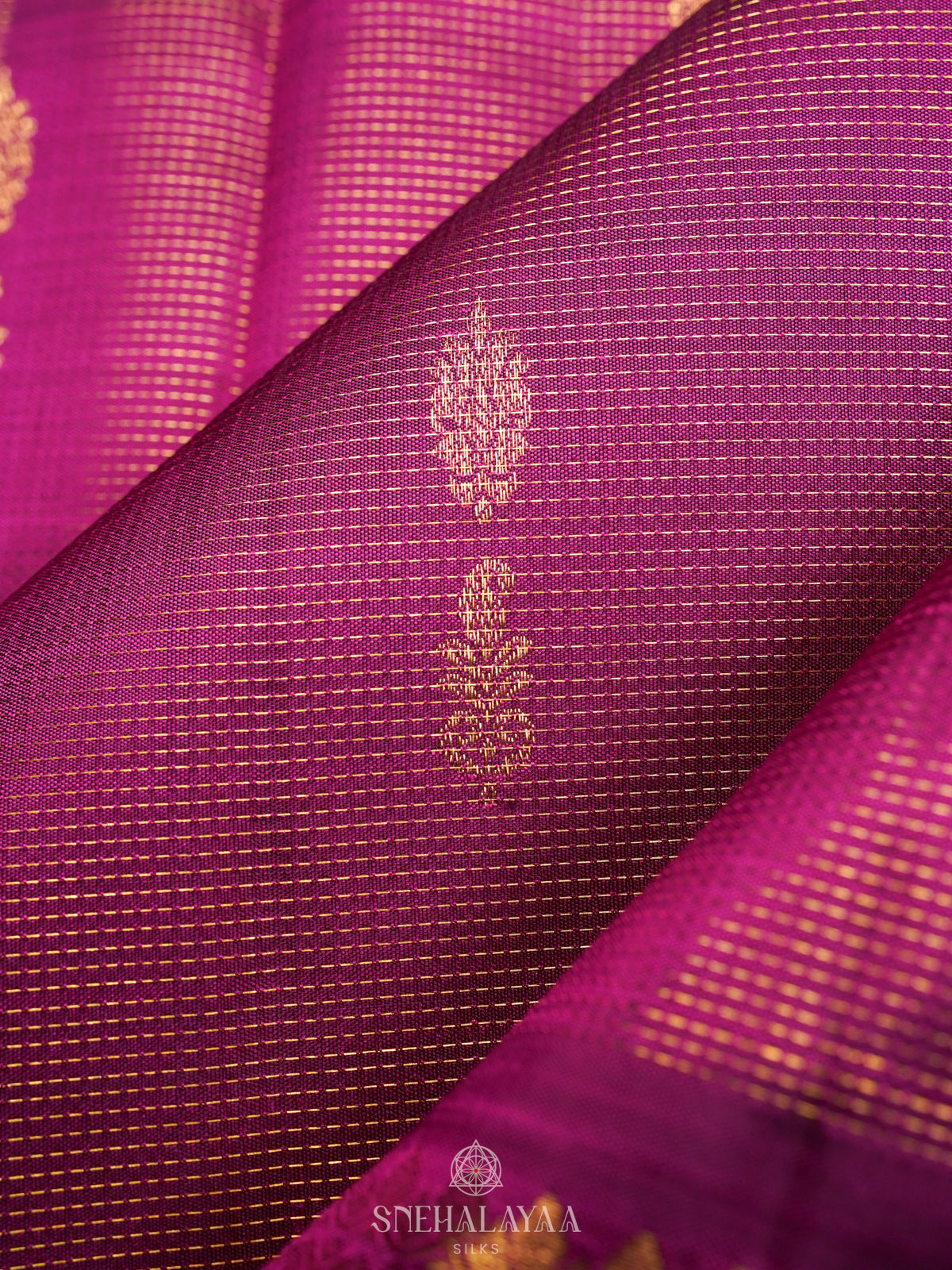 Purple Kanjivaram Silk Saree