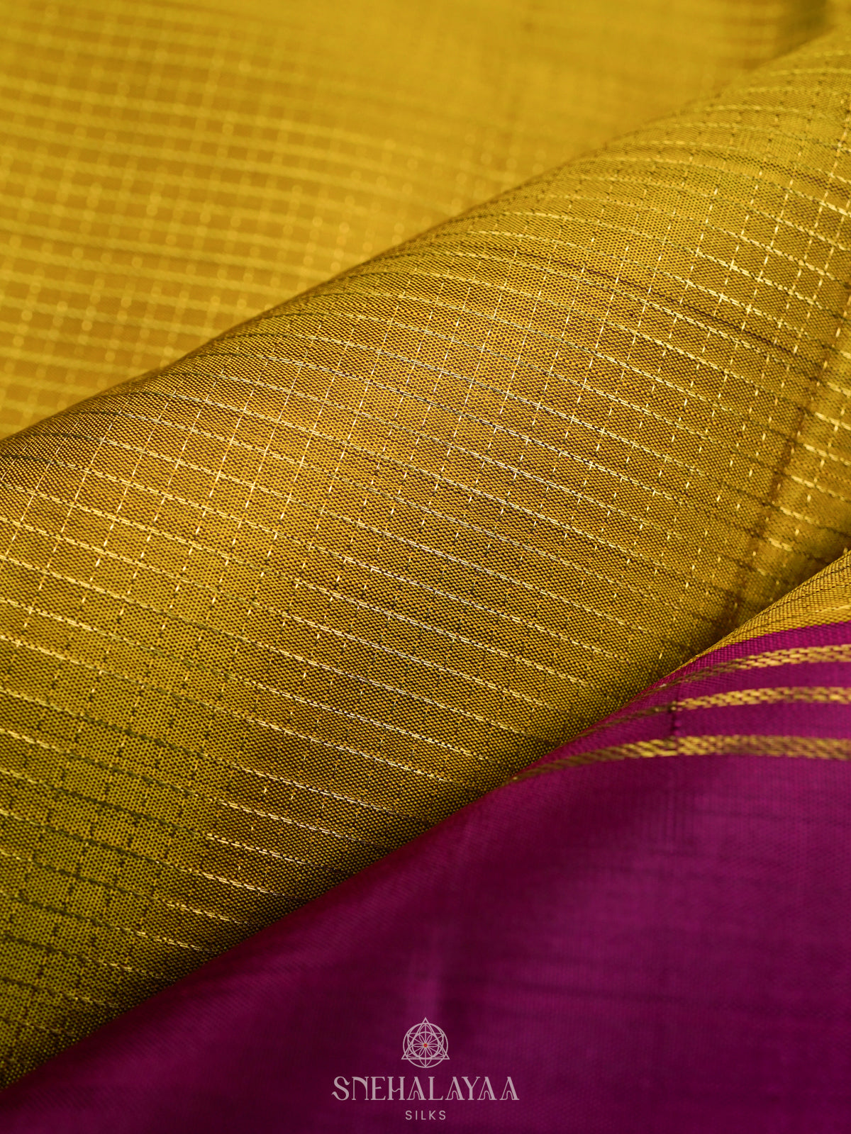 Yellow Kanjivaram Silk Saree