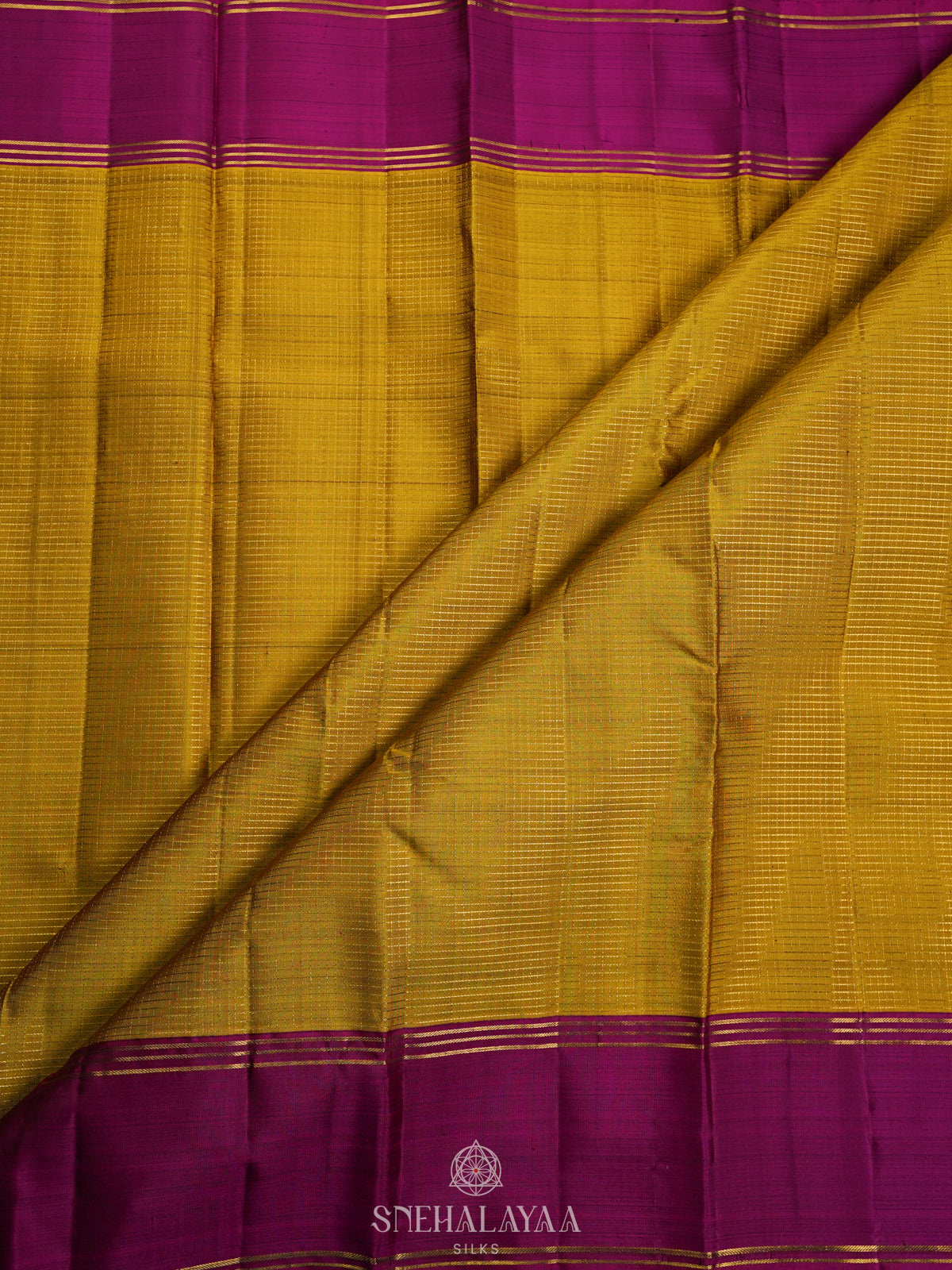 Yellow Kanjivaram Silk Saree