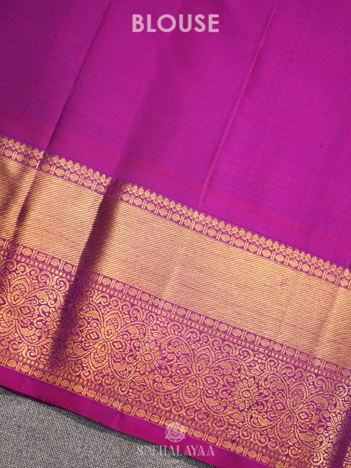 Lavender Kanjivaram Silk Saree