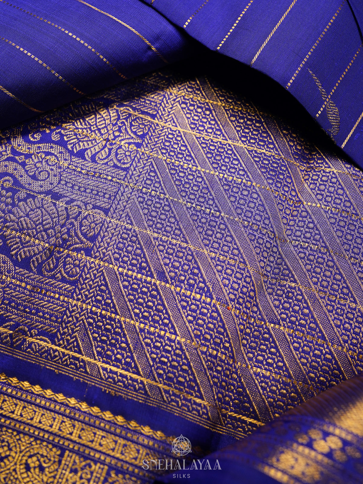 Royal Blue Kanjivaram Silk Saree