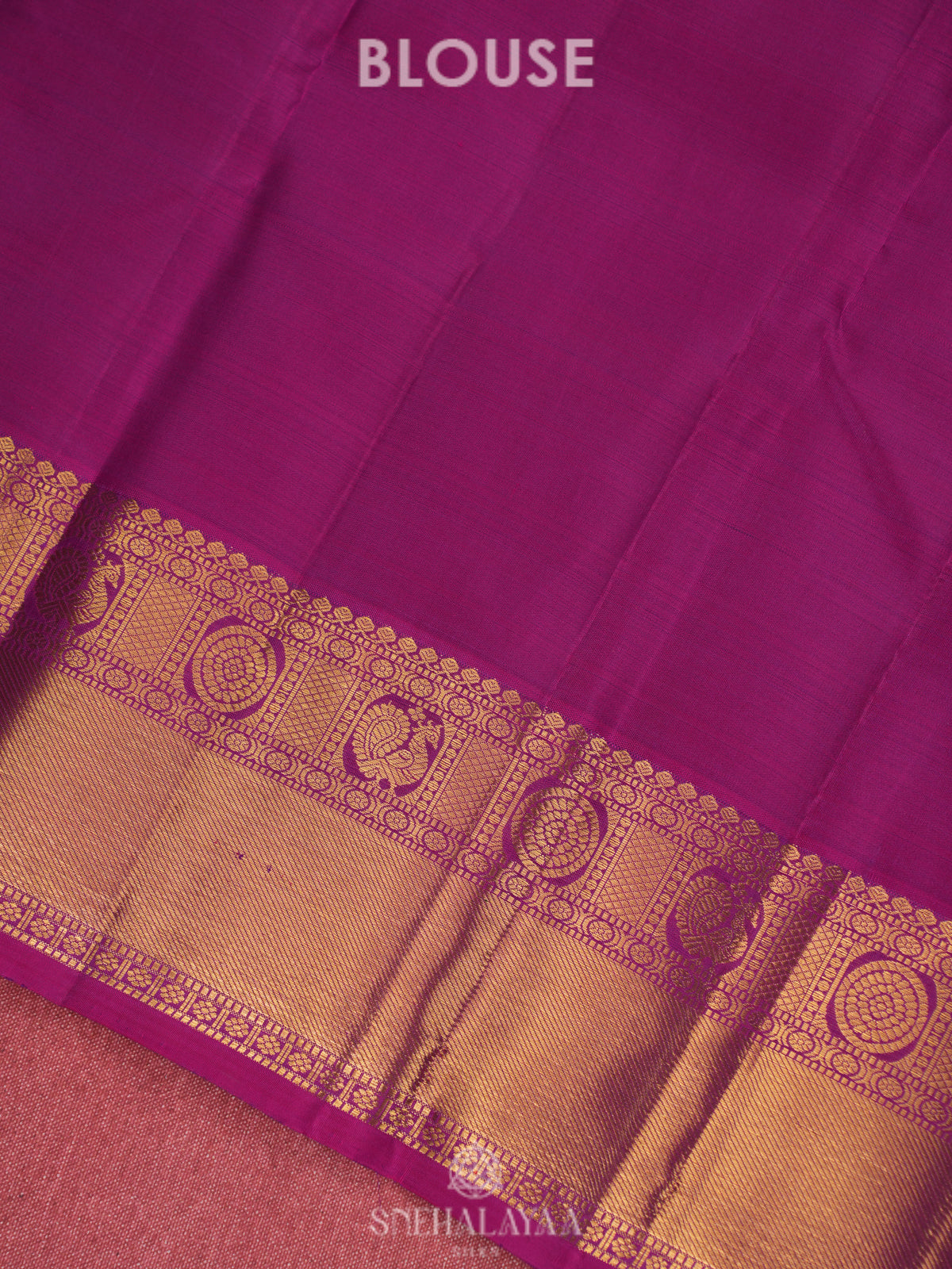 Purple Kanjivaram Silk Saree