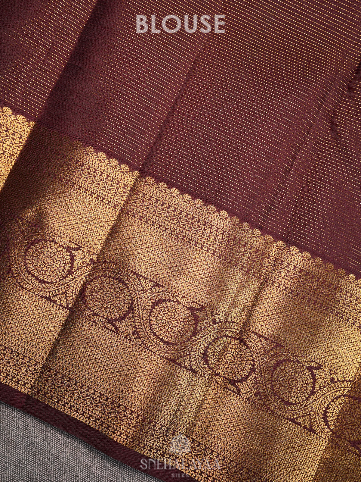 Teal Blue Kanjivaram Silk Saree