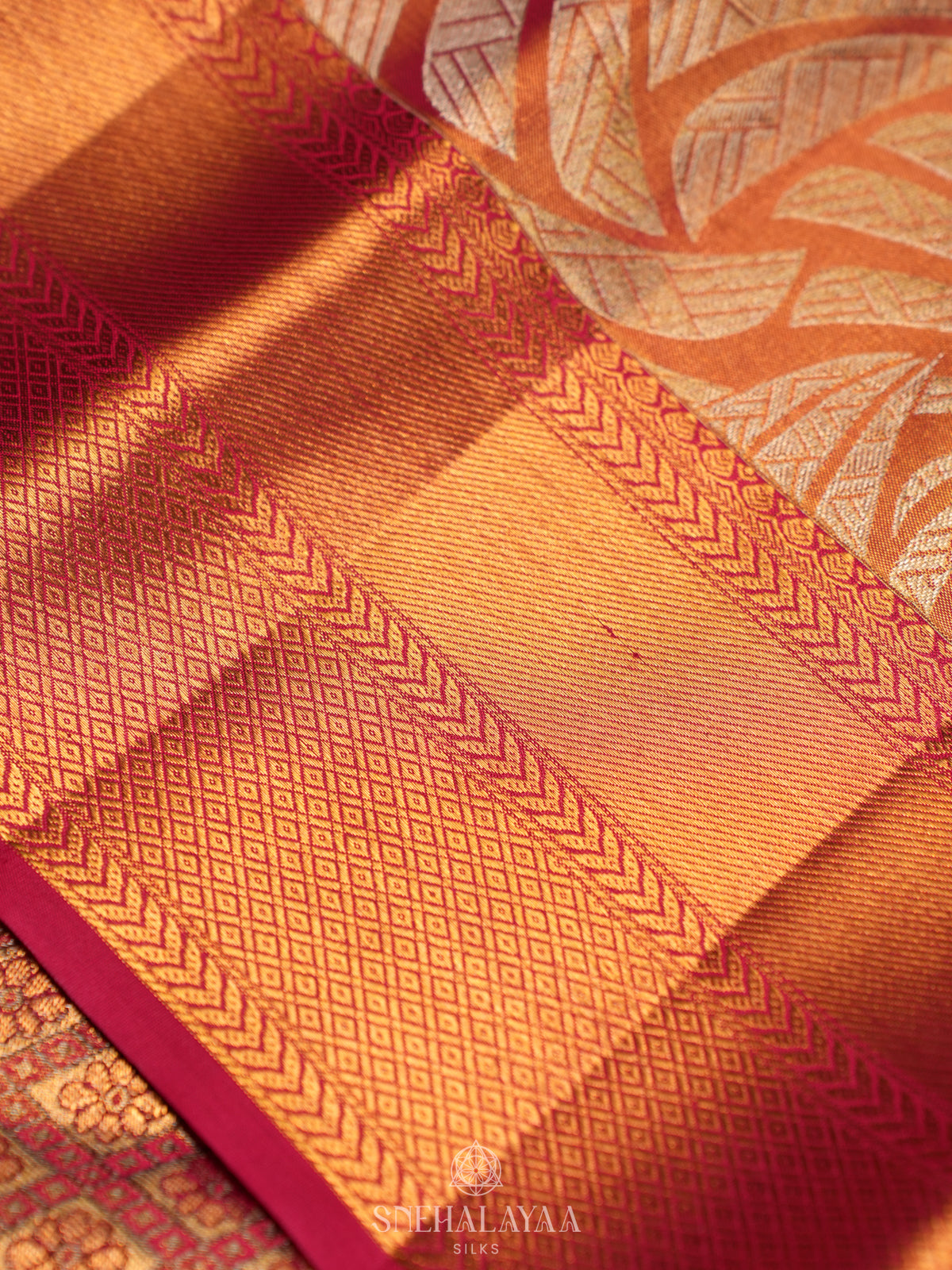 Rose Pink Kanjivaram Silk Saree