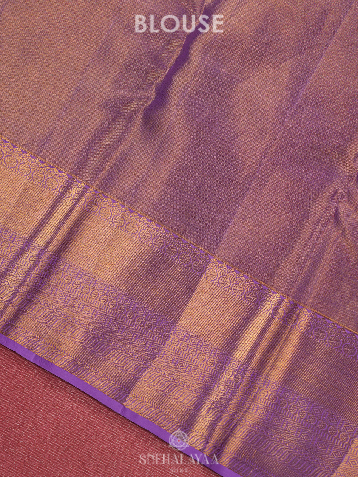 Lavender Tissue Kanjivaram Silk Saree