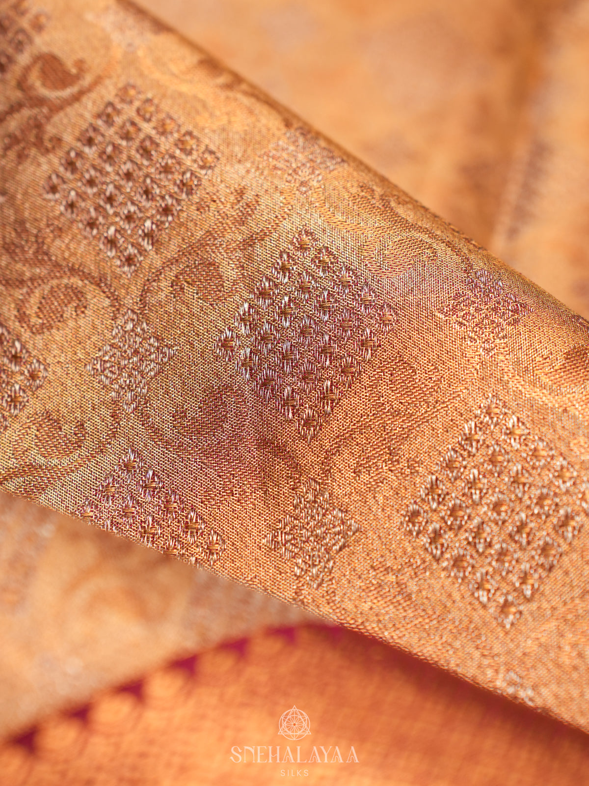 Gold Tissue Kanjivaram Silk Saree