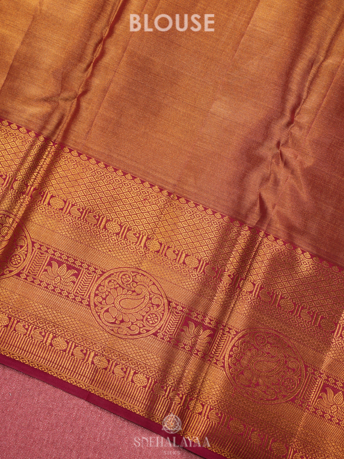 Gold Tissue Kanjivaram Silk Saree