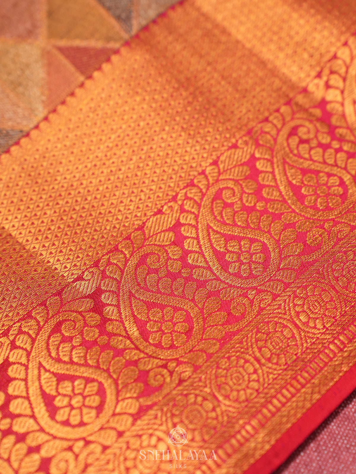 Multicolour Kanjivaram Silk Saree