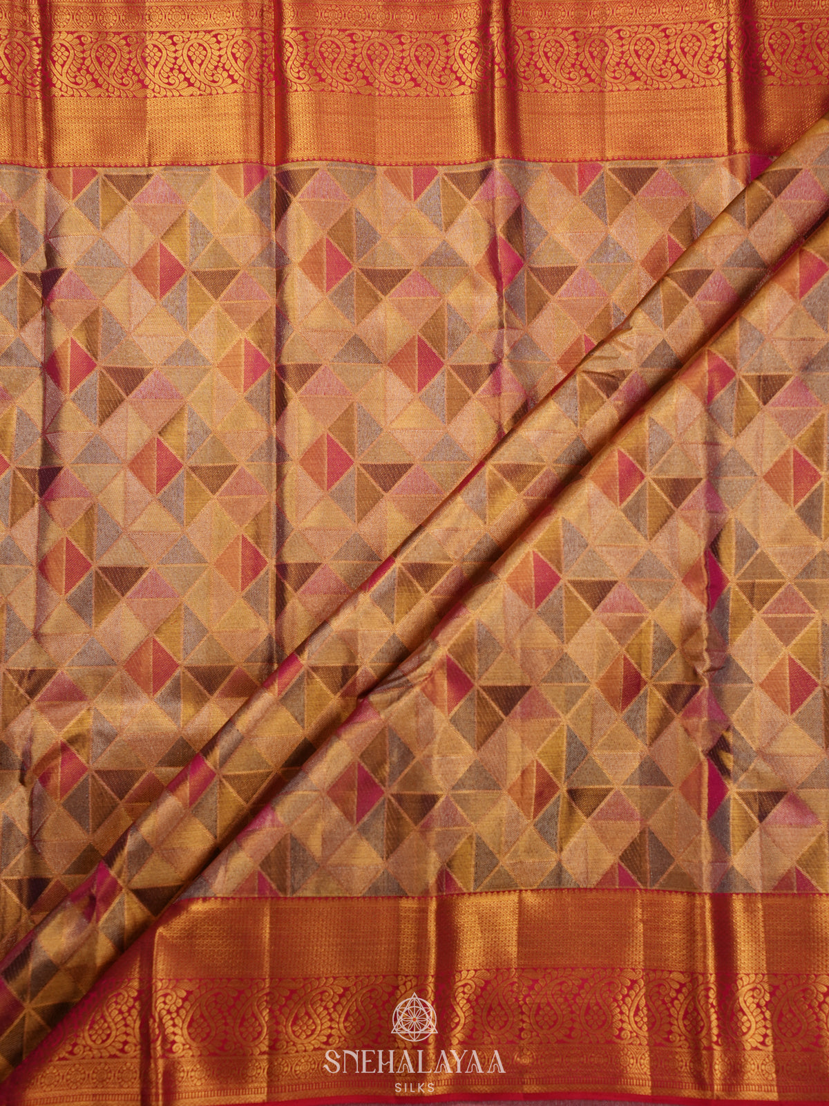 Multicolour Kanjivaram Silk Saree