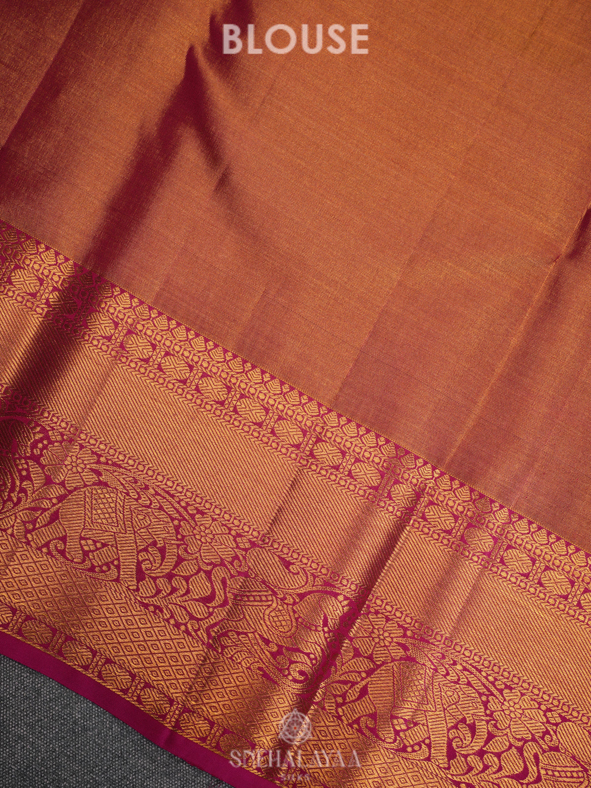 Rose Pink Kanjivaram Silk Saree