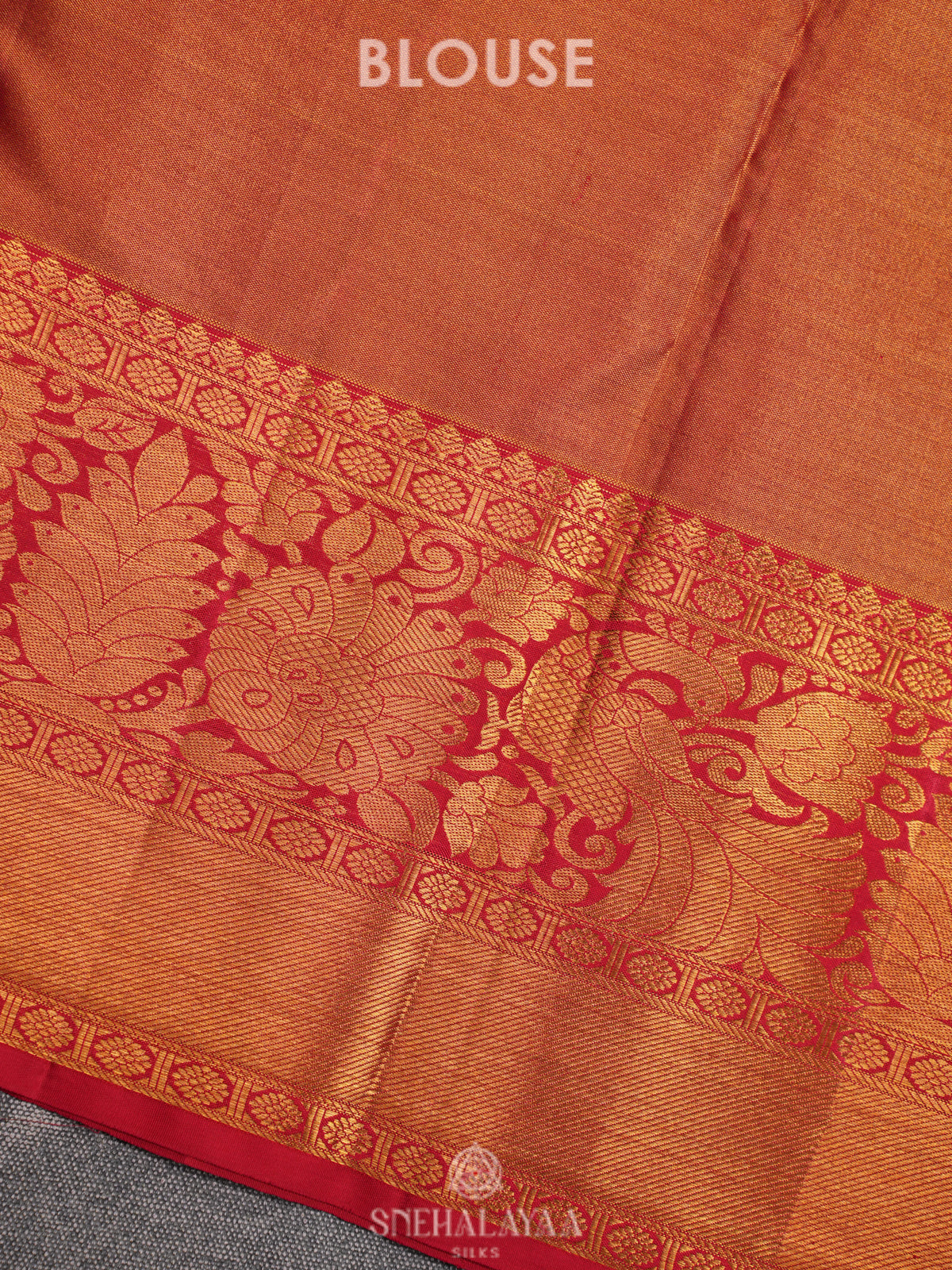 Rose Pink Kanjivaram Silk Saree