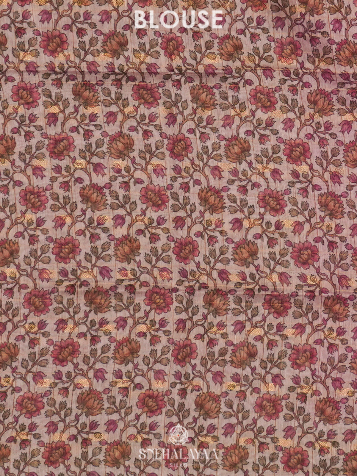 Pink Linen Saree