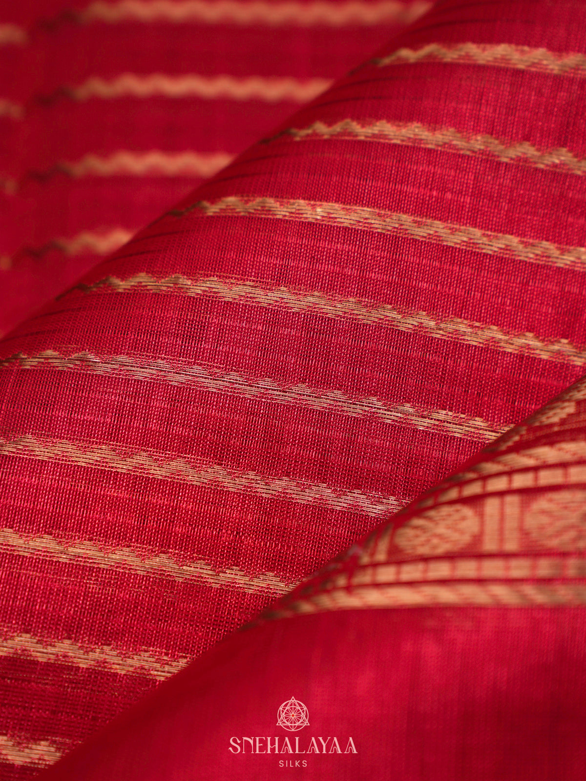 Red Kuppadam Silk Cotton