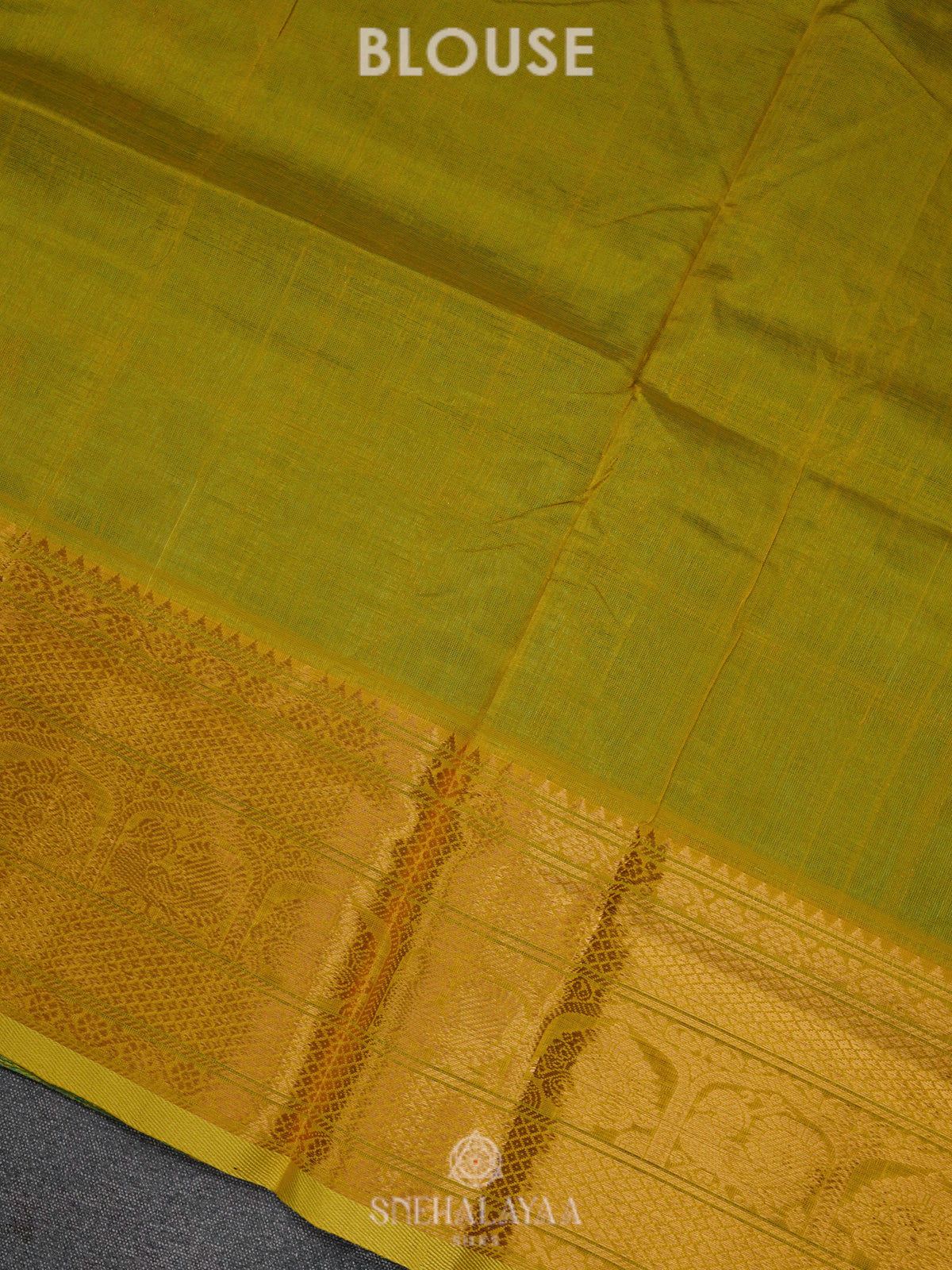 Teal Green Kuppadam Silk Cotton