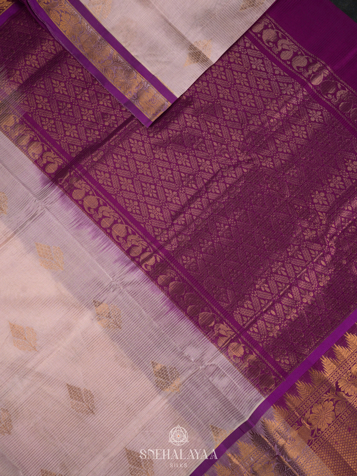 Cream Kuppadam Silk Cotton