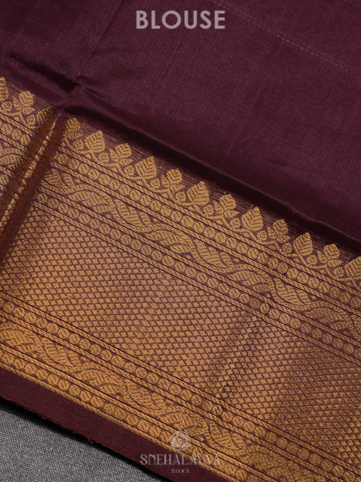 Coffee Brown Kuppadam Silk Cotton