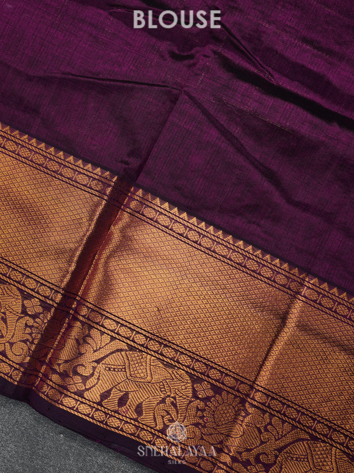 Magenta Kuppadam Silk Cotton