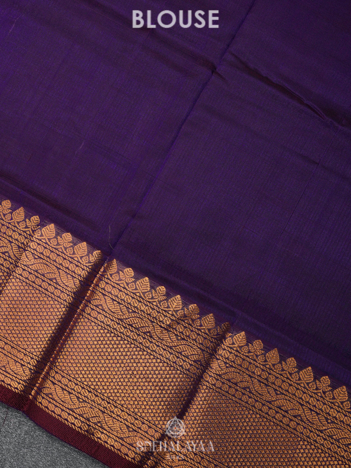 Purple Kuppadam Silk Cotton