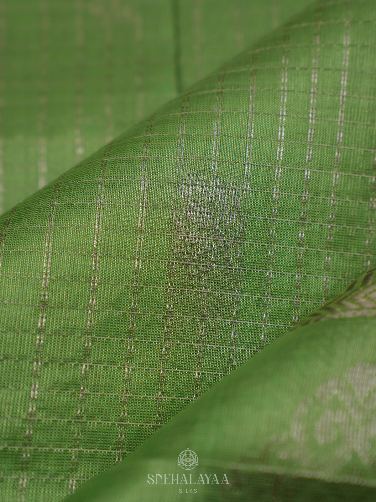 Green Kuppadam Silk Cotton