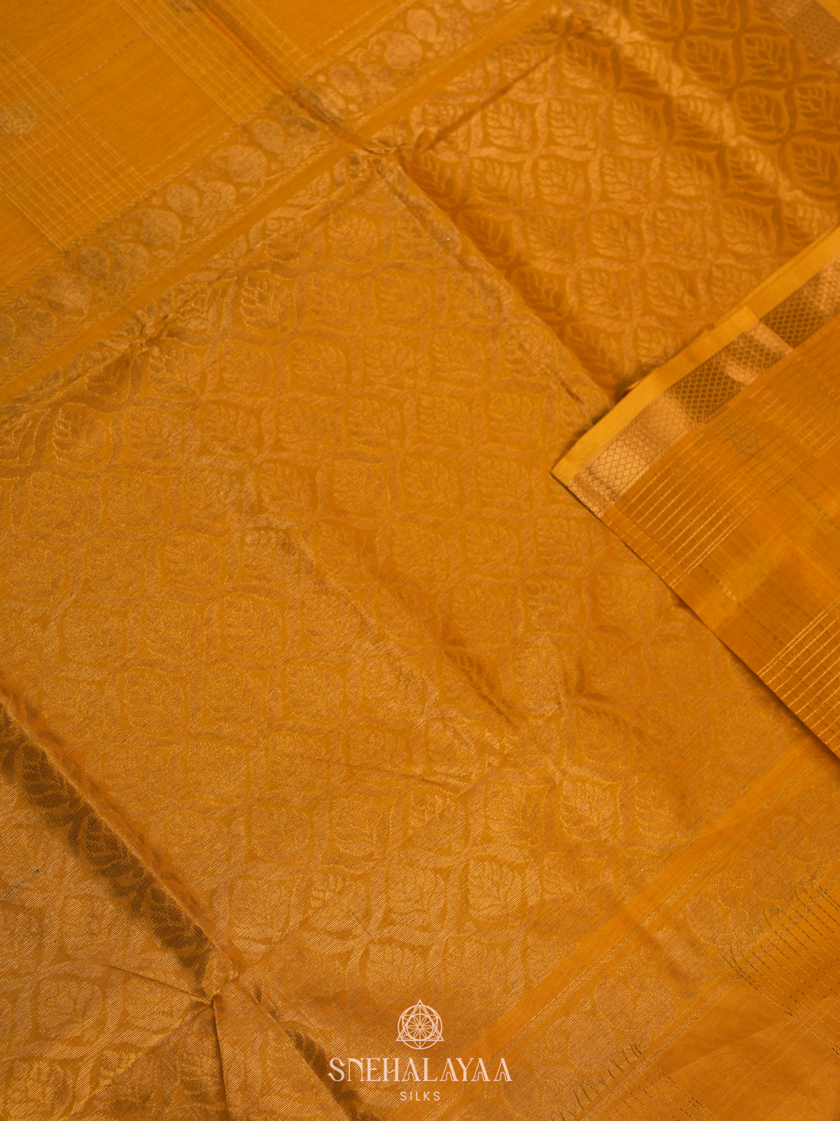 Mango Yellow Kuppadam Silk Cotton