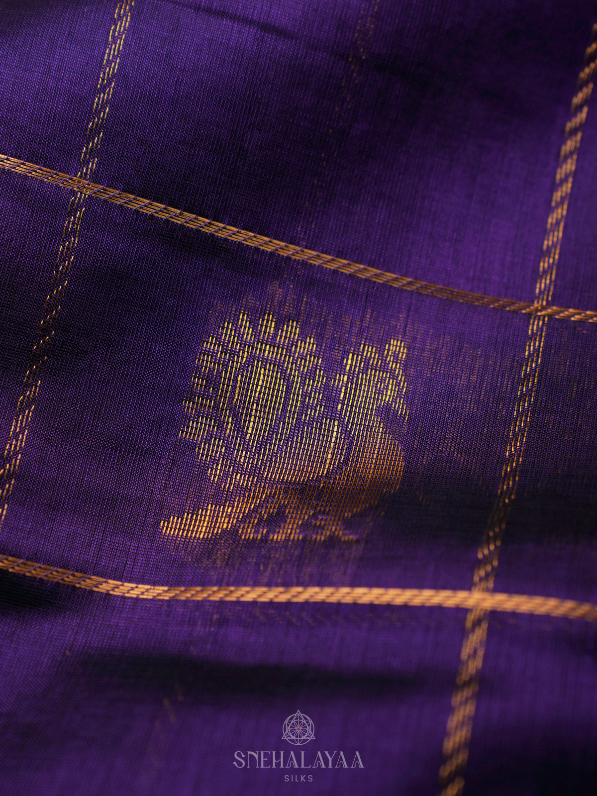 Purple Kuppadam Silk Cotton