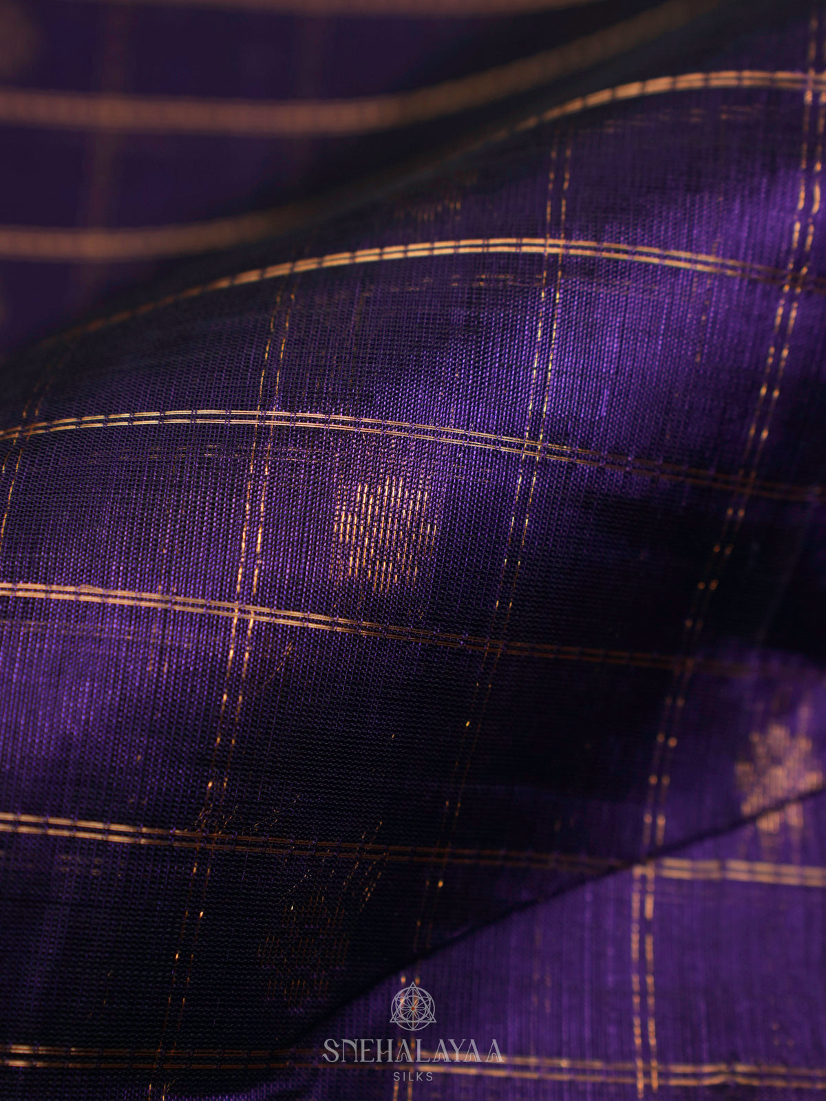 Purple Kuppadam Silk Cotton