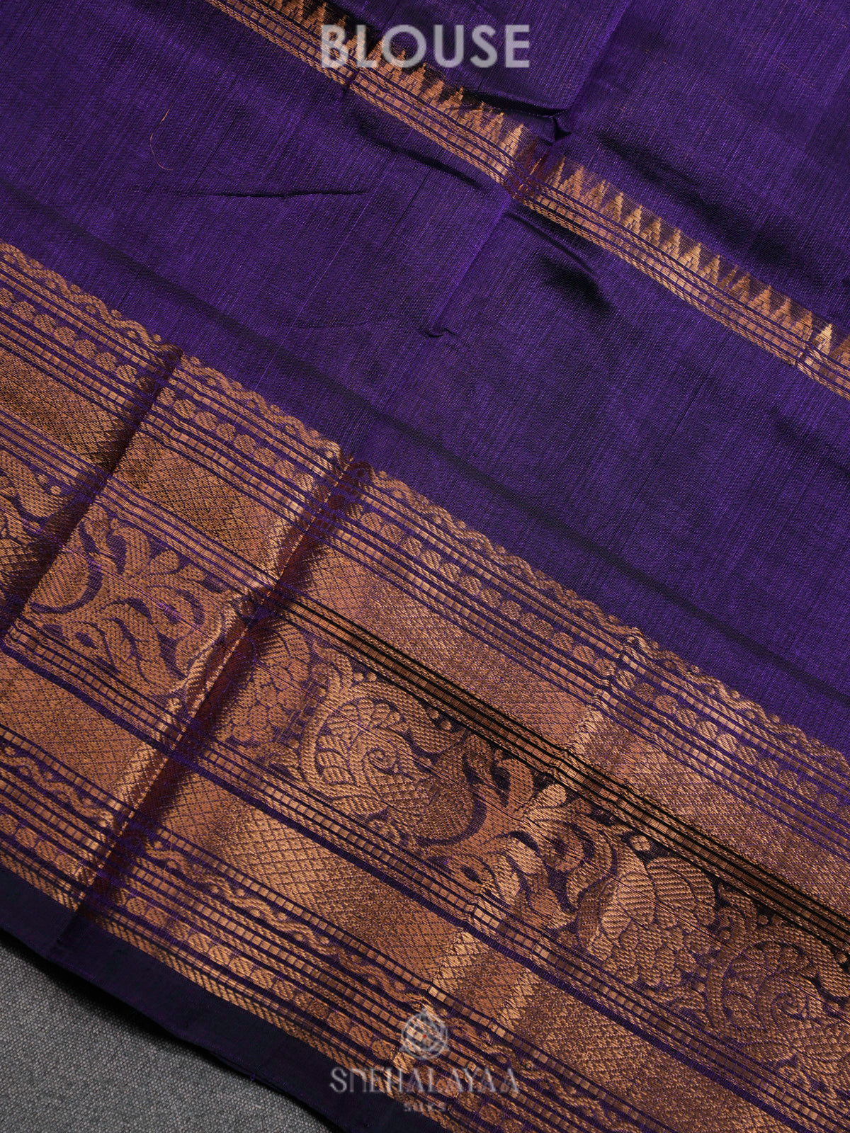 Purple Kuppadam Silk Cotton