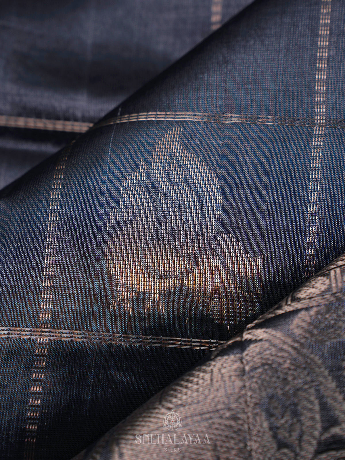 Grey Kuppadam Silk Cotton