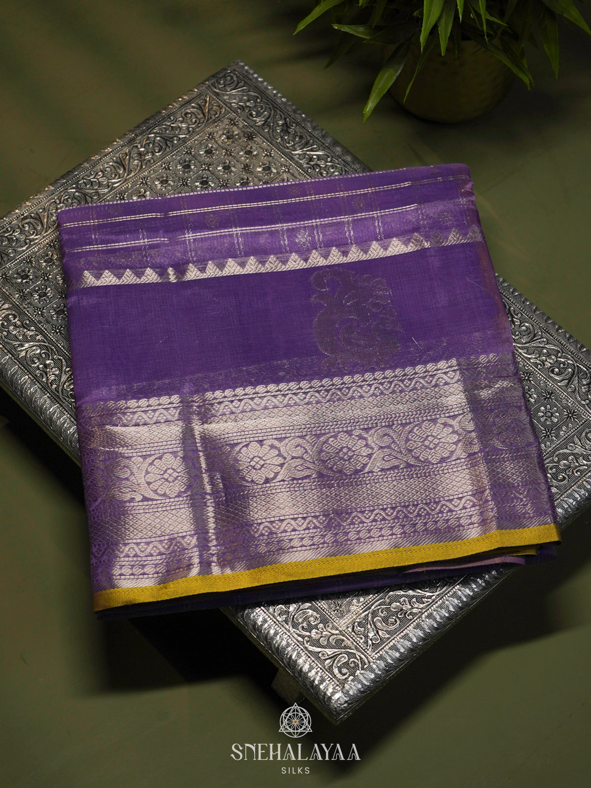 Lavender Kuppadam Silk Cotton