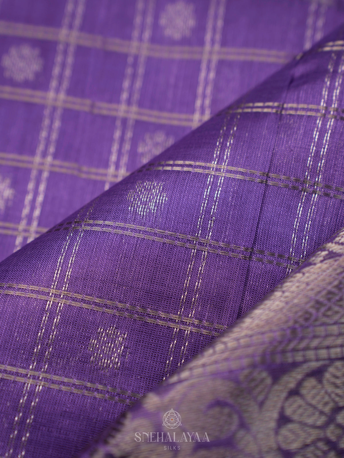 Lavender Kuppadam Silk Cotton