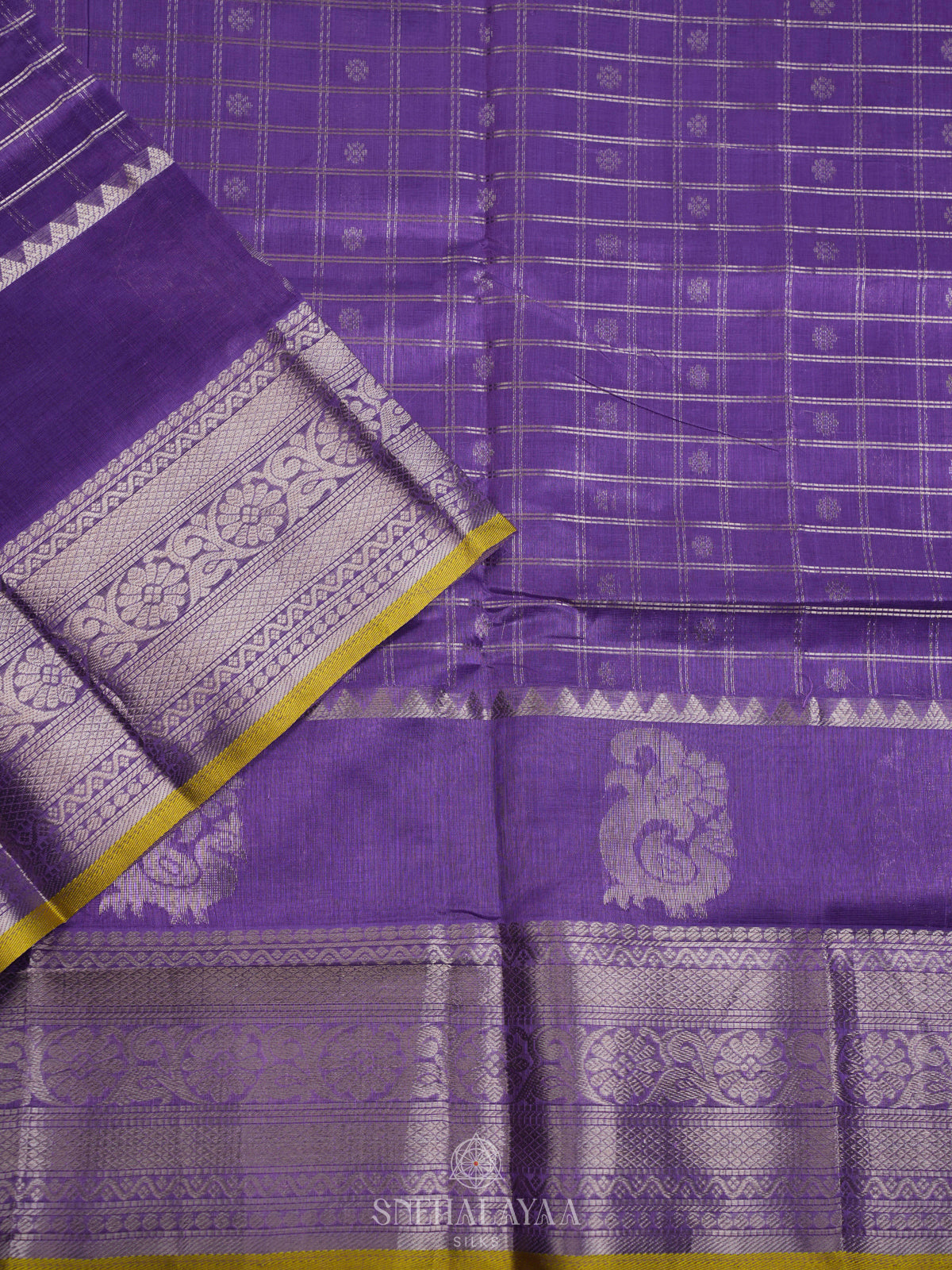 Lavender Kuppadam Silk Cotton