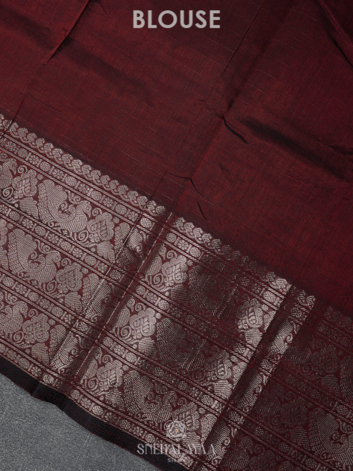 Maroon Kuppadam Silk Cotton
