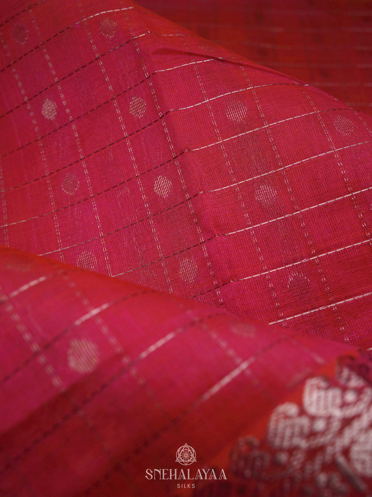 Pink Kuppadam Silk Cotton