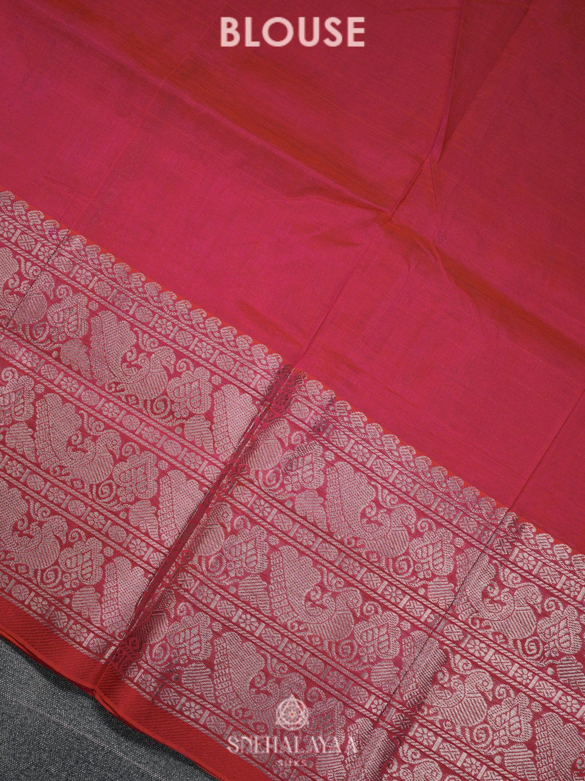Pink Kuppadam Silk Cotton