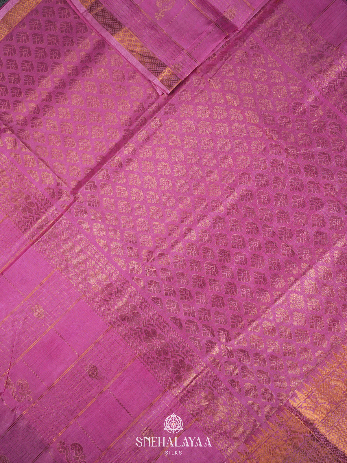 Pink Kuppadam Silk Cotton