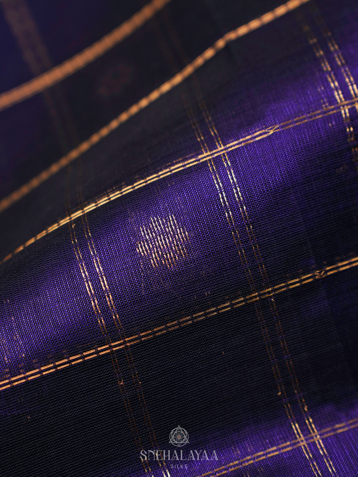 Purple Kuppadam Silk Cotton