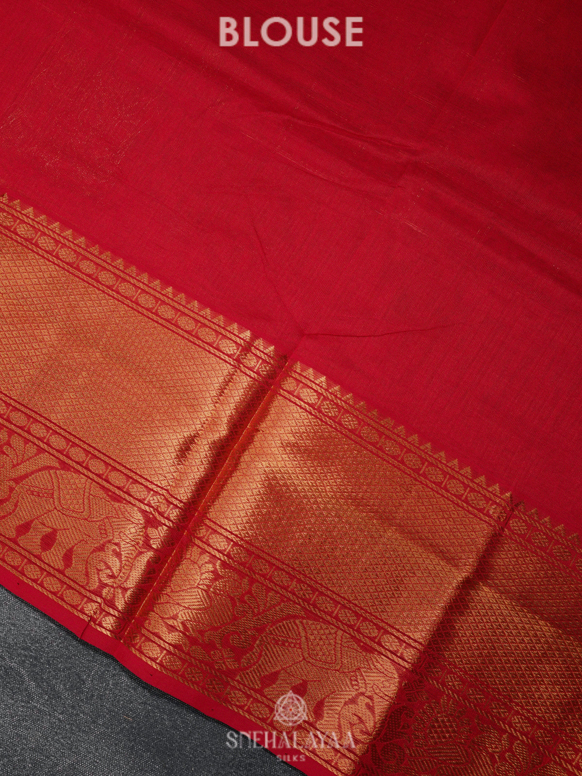 Red Kuppadam Silk Cotton