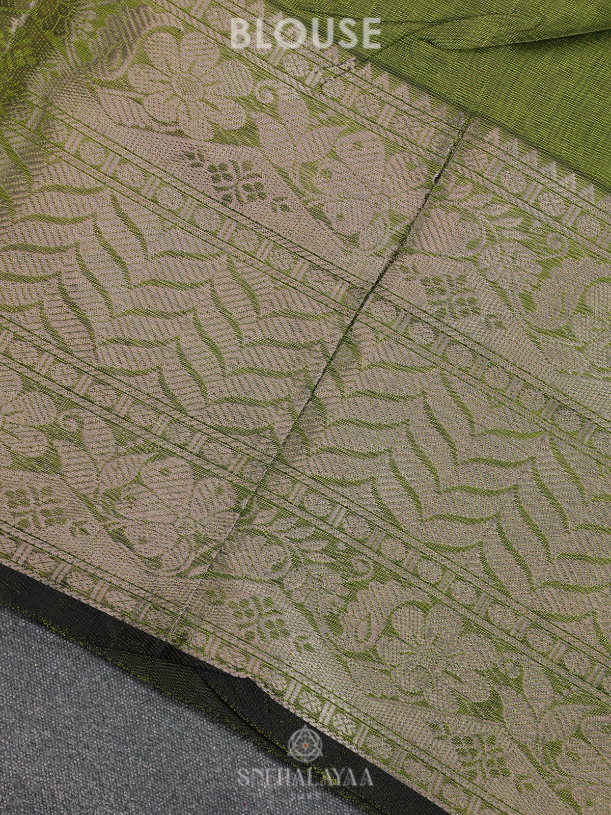 Green Kuppadam Silk Cotton