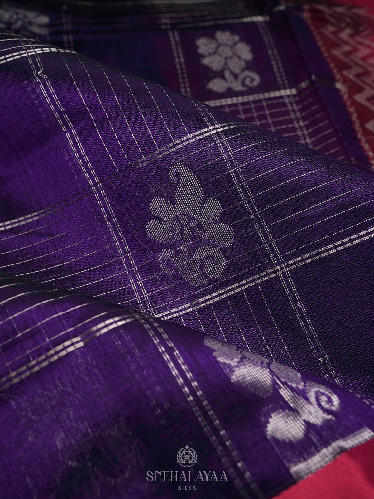 Purple Kuppadam Silk Cotton