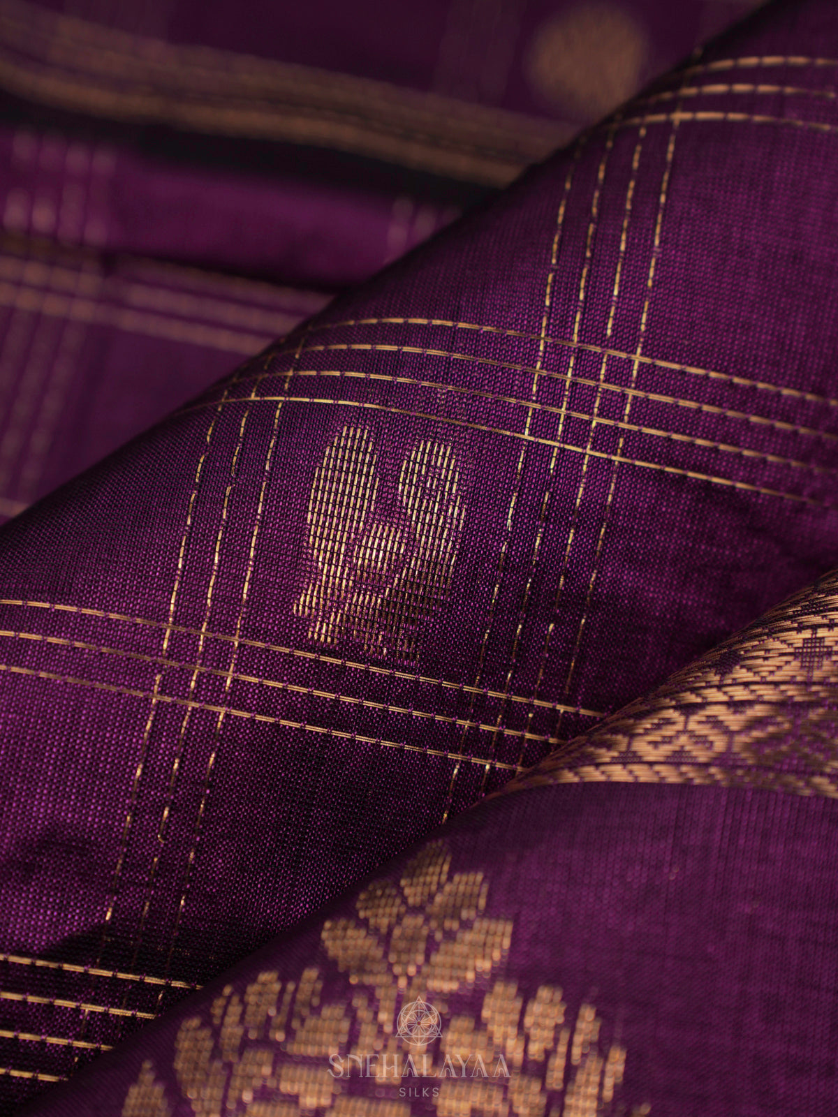 Magenta Kuppadam Silk Cotton