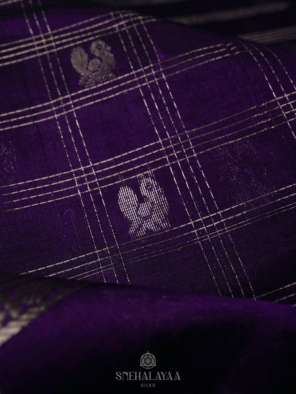 Purple Kuppadam Silk Cotton