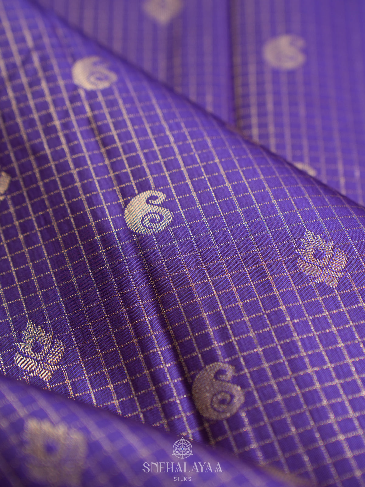 Purple Art Silk Sraee
