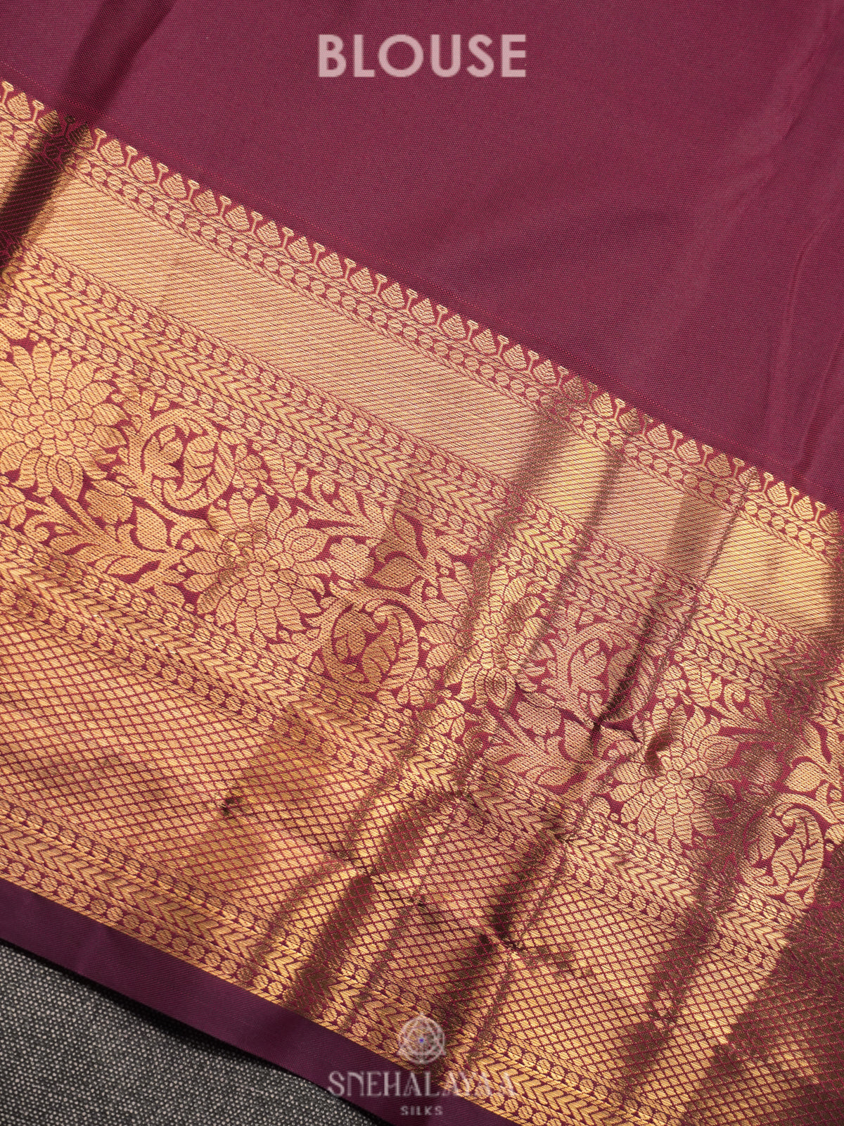 Maroon Art Silk Sraee
