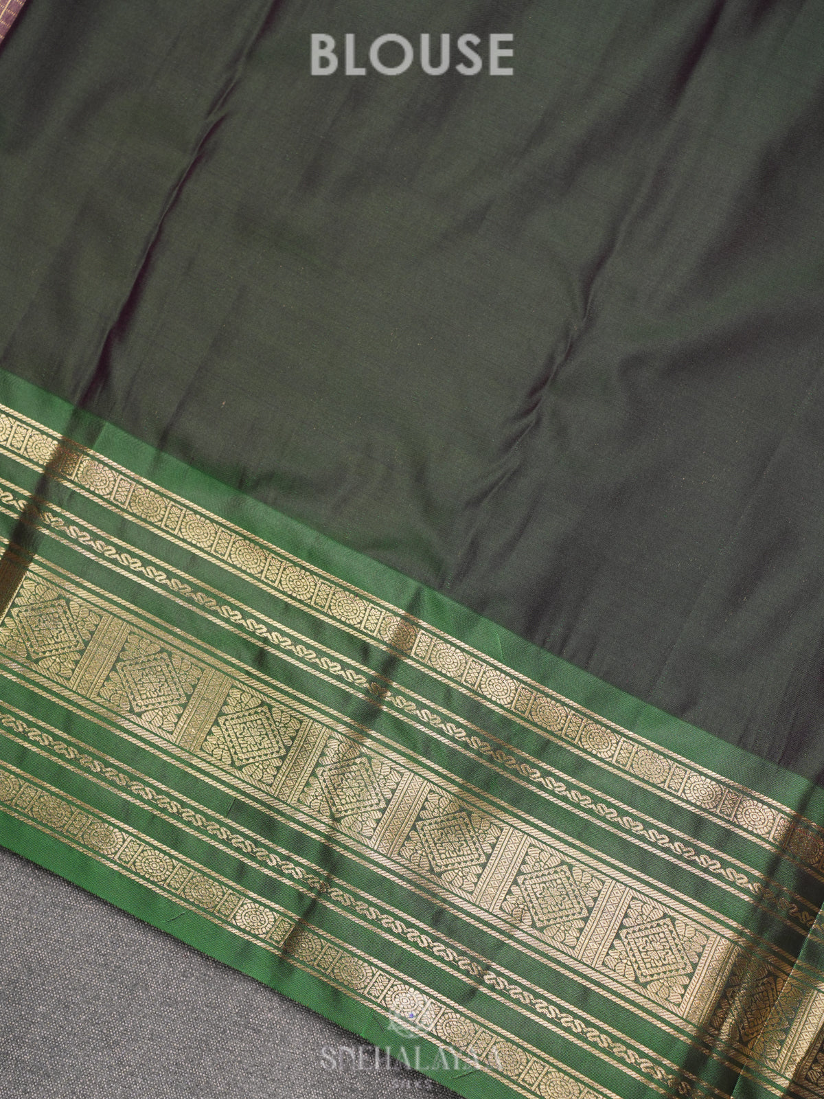 Brown Art Silk Sraee