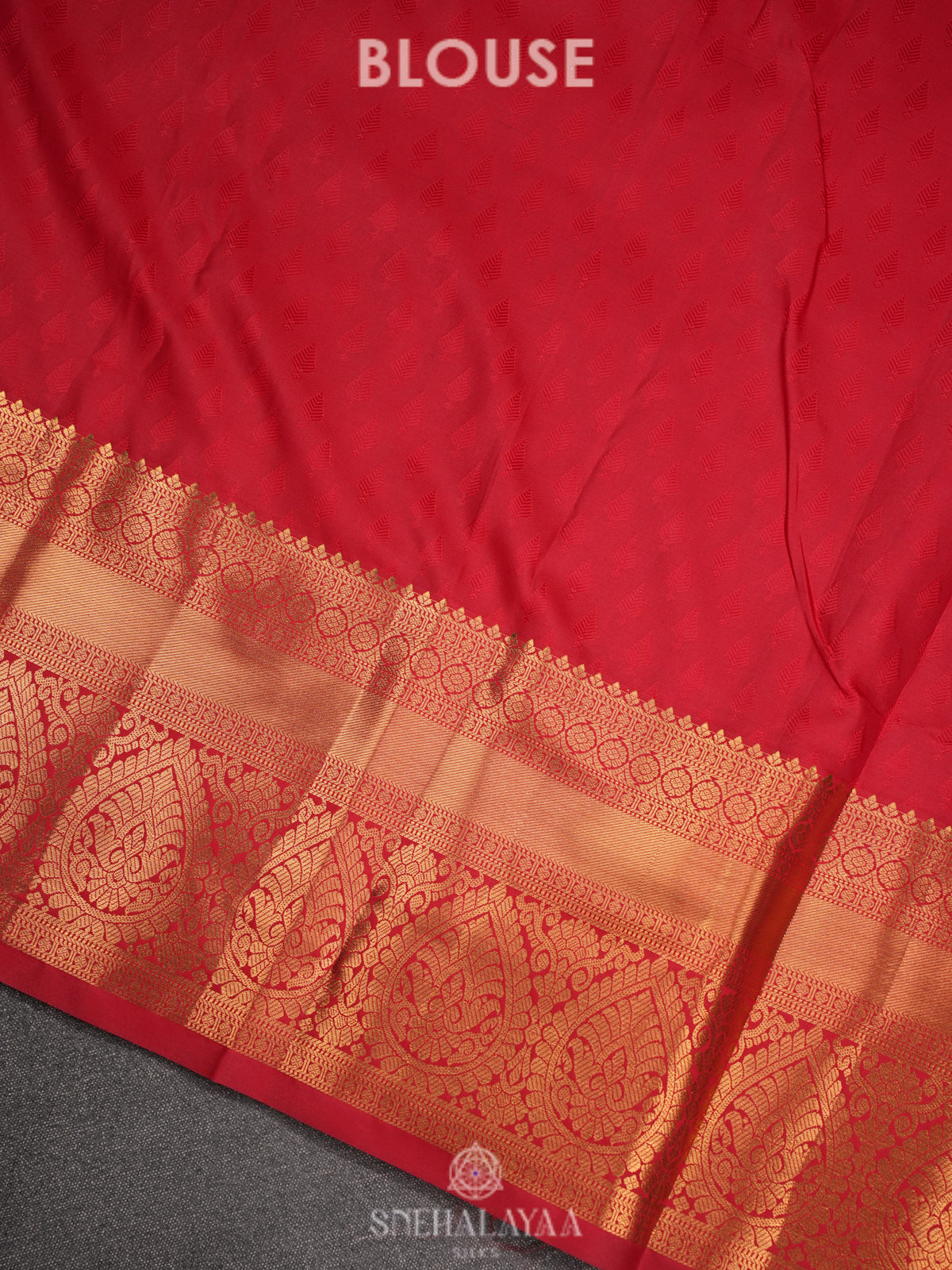Red Art Silk Sraee